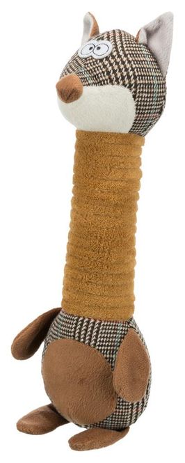 Hovedbilde UNDELEKE REV I PLYSJ/STOFF M/LYD LANGHALS 38CM