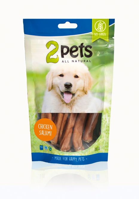 Hovedbilde 2PETS DOGSALAMI CHICKEN 100G 