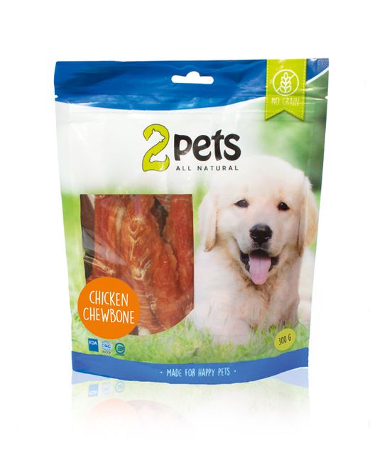 Hovedbilde 2PETS CHICKEN CHEWBONE 300G 