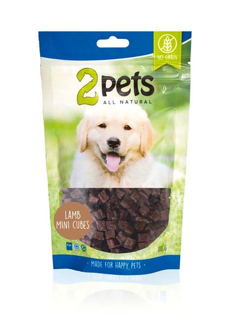 Hovedbilde 2PETS LAMB MINICUBES 100G 