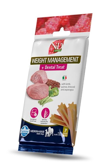 Hovedbilde FARMINA DENTAL TREAT N&D QUINOA DOG WEIGHT MAN ...