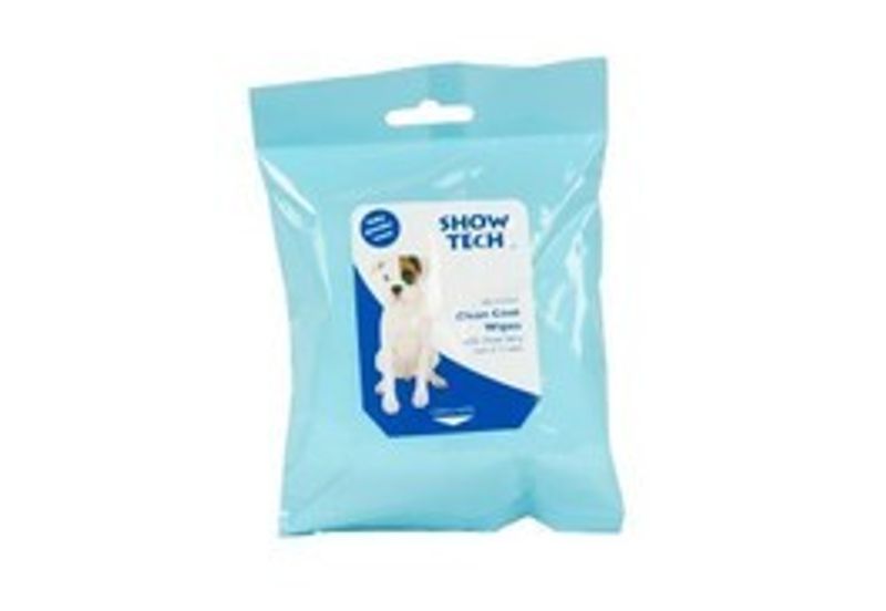 SHOW TECH CLEAN COAT WIPES 12stk