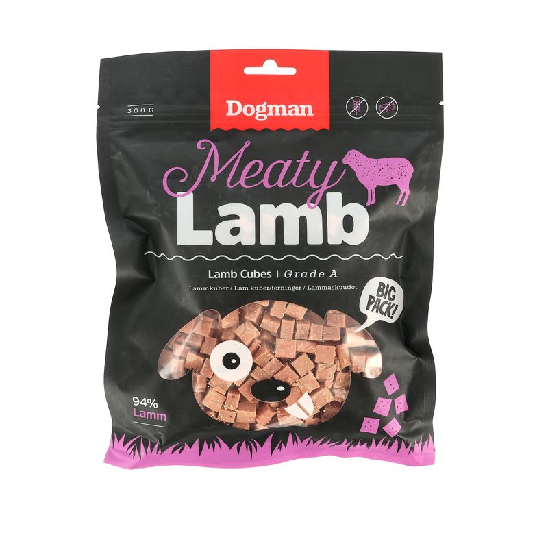 DOGMAN MEATY LAMB CUBES BIG PACK 300g