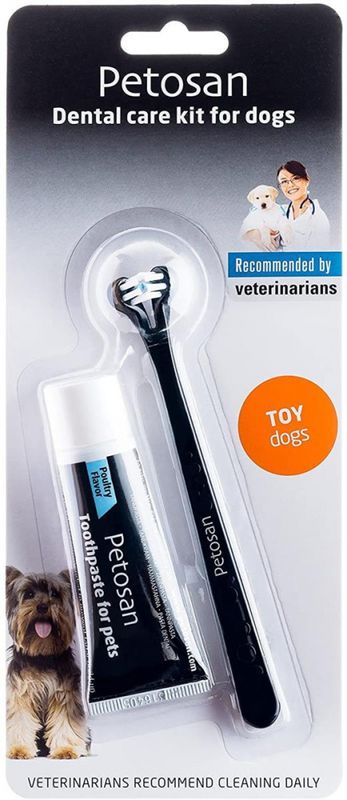 PETOSAN TANNBØRSTESETT, TOY DOG