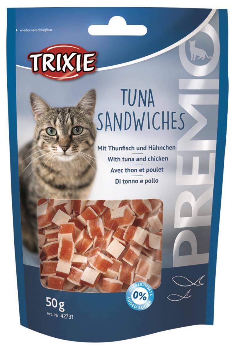 TRIXIE PREMIO TUNA SANDWICH M/TUNFISK & KYLLING 50G 