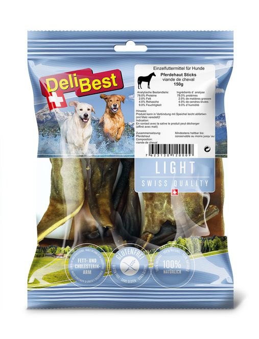 Hovedbilde Delibest Light Hestehud 150gr