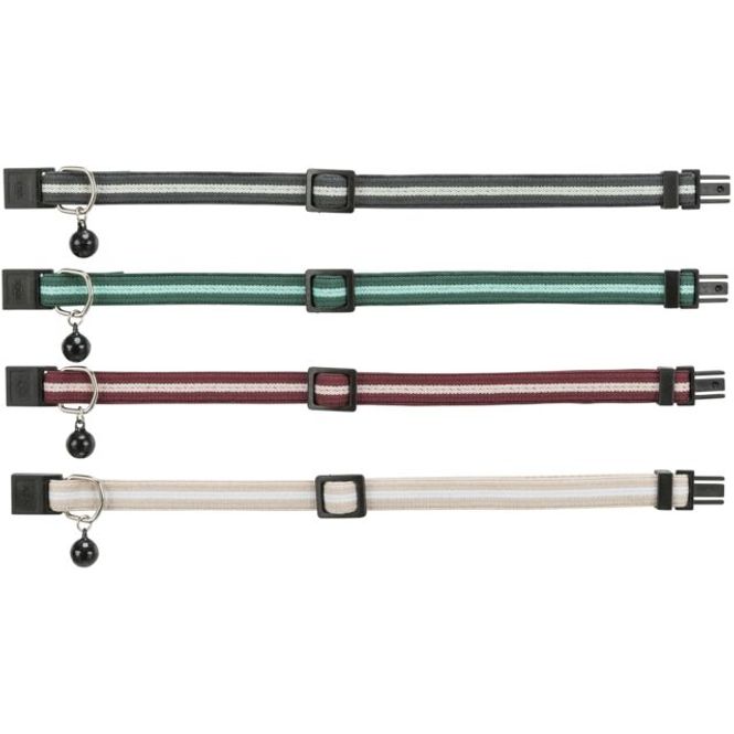 Hovedbilde KATTEHALSBÅND ELASTISK MED STRIPER