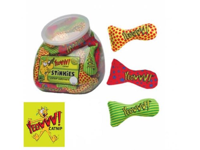 Hovedbilde YEOWWW! STINKIES CATNIP SARDINES 