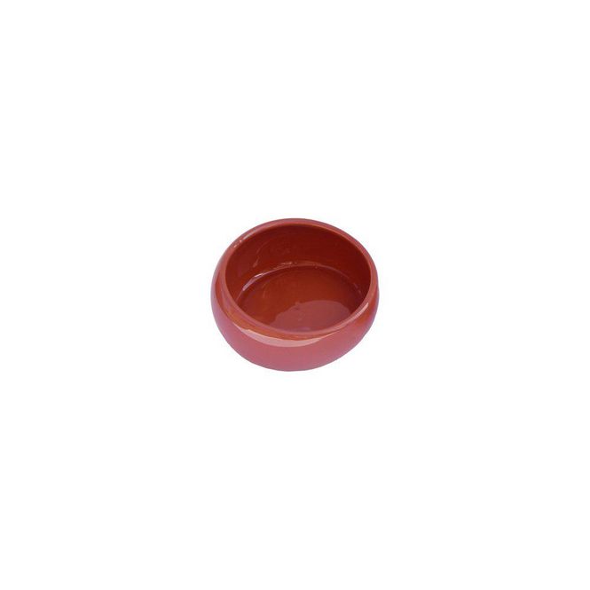 Hovedbilde KERAMIKSKÅL ERGONOMISK TERRACOTTA STOR 13.5CM ...