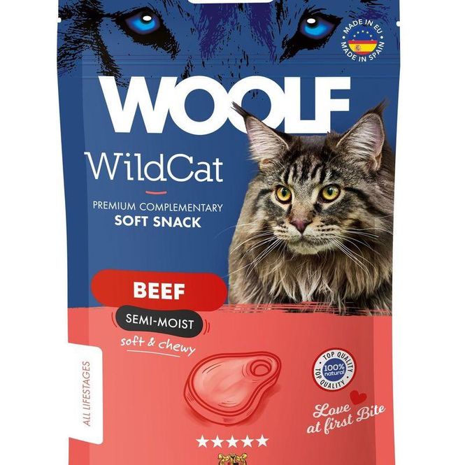 Hovedbilde WOOLF WILDCAT SOFT SNACK BEEF