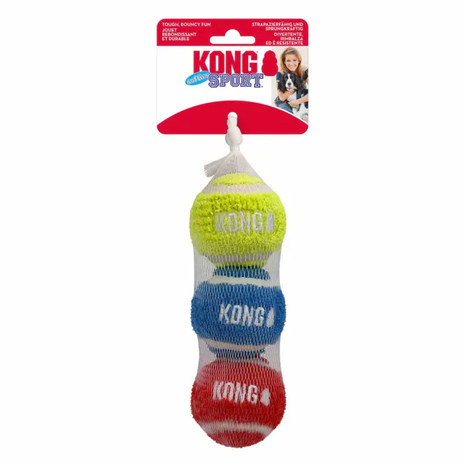 Hovedbilde KONG SPORT SOFTIES BALL MEDIUM 3-PACK MIX
