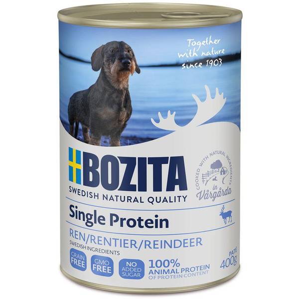 Bilde av BOZITA SINGLE PROTEIN REINDEER 400GR