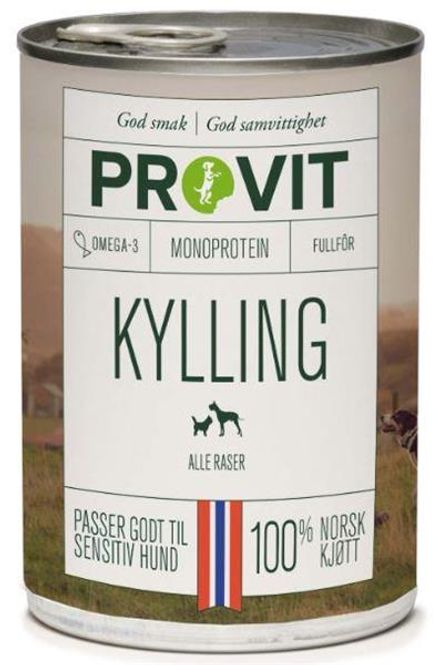 Hovedbilde PROVIT GOBITEN BOKSEMAT KYLLING 185G 