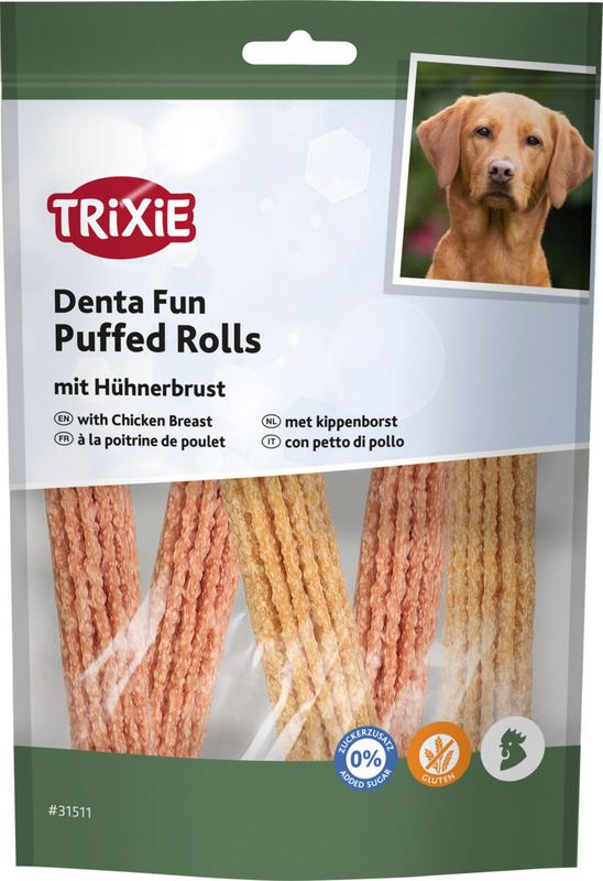 Puffed Rolls M/Kylling 12,5cm/100g