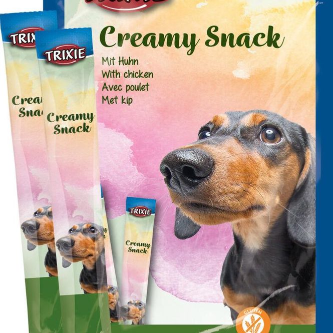 Hovedbilde CREAMY SNACK TIL HUND MED KYLLING 5X14G