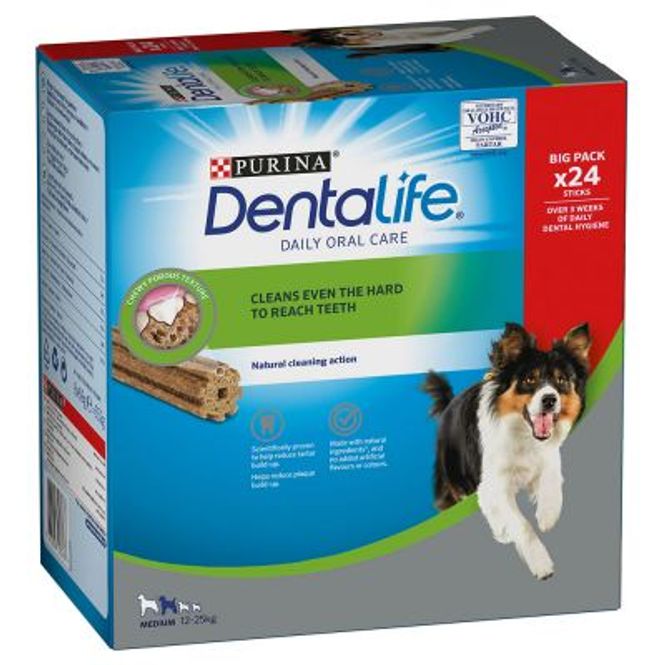 Hovedbilde DENTALIFE MEDIUM 12-25KG 24STK 