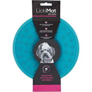 LICKIMAT SPLASH LYSEBLÅ 19CM
