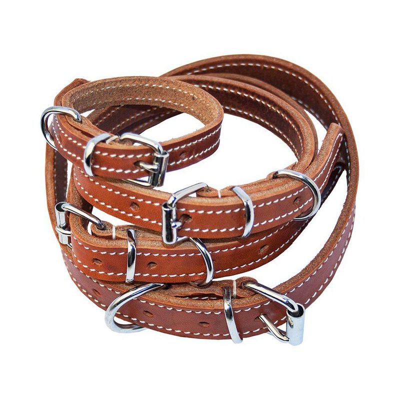 HALSBÅND SKINN COGNAC 