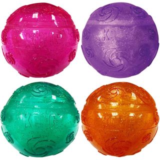 KONG SQUEEZZ CRACKLE BALL LARGE