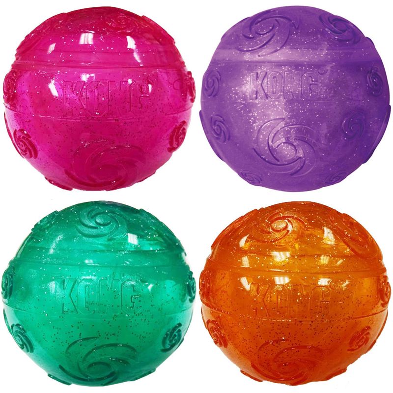KONG SQUEEZZ CRACKLE BALL LARGE