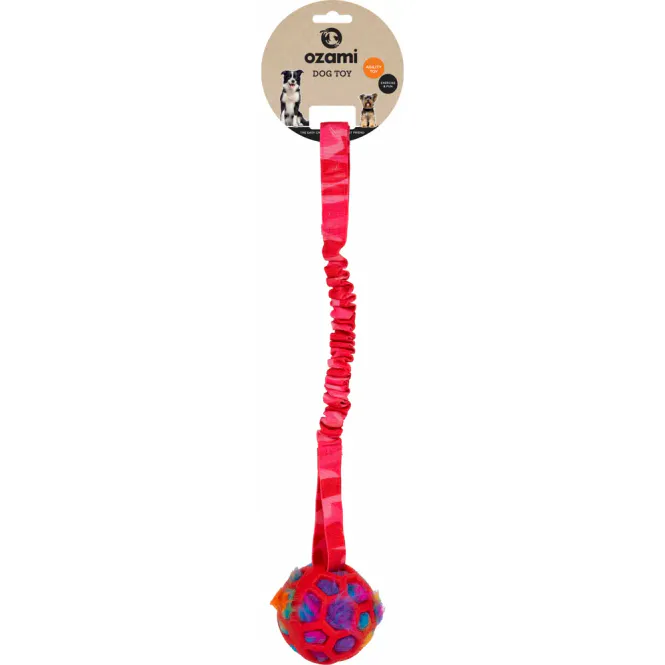 Hovedbilde Play-n-tug Ball With Crinkle Pink Cammo 50cm 