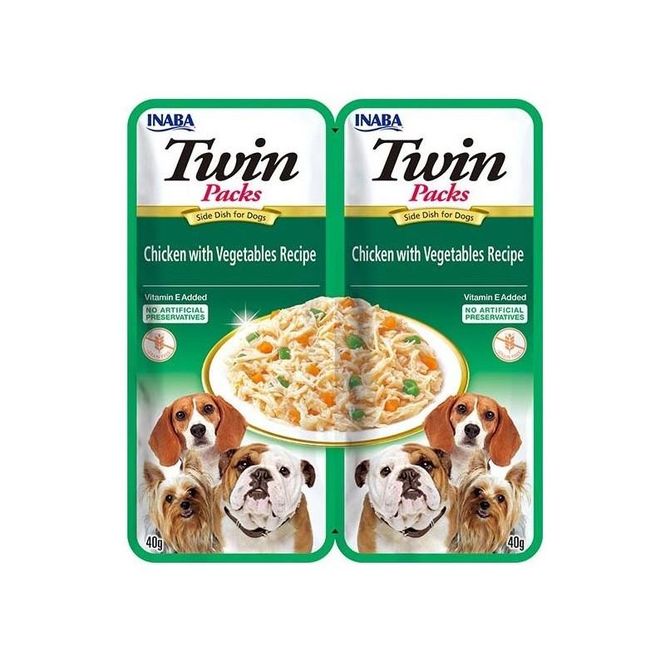 Hovedbilde TWIN PACKS HUND MED KYLLING/GRØNNSAKER