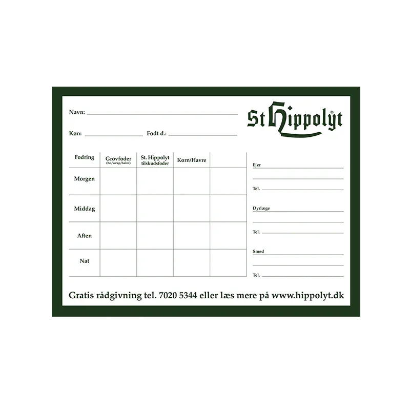 ST HIPPOLYT STALLTAVLE