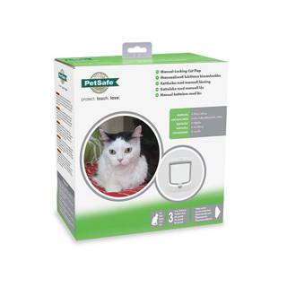 PETSAFE KATTELUKE MANUELL, LÅSING 4-VEIS LÅSNING