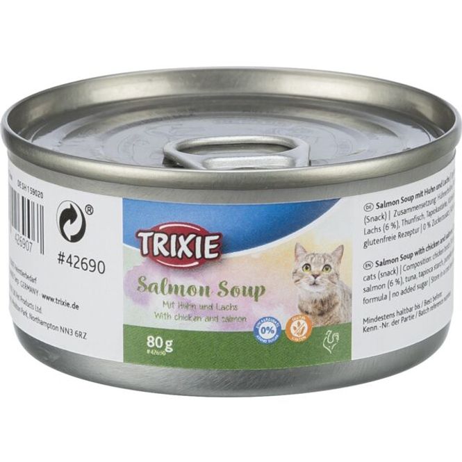 Hovedbilde TRIXIE SALMON SOUP 80G